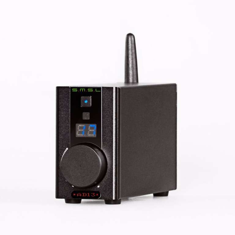 Amplificateur audio FDA USB SMSL AD13 - Bluetooth, 2x50 W, 4 Ohms (entrepôt UK)