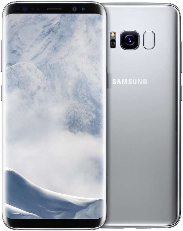 Smartphone 5.8" Samsung Galaxy S8 - QHD+, Exynos 8895, 4 Go de RAM, 64 Go, argent