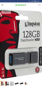 Clé USB 3.0 Kingston DataTraveler 100 G3 - 128 Go