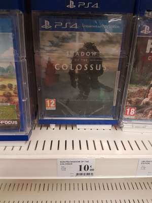Sélection de jeux PS4 en promotion - Ex : Shadow of the Colossus - Auchan Balma Gramont (31)