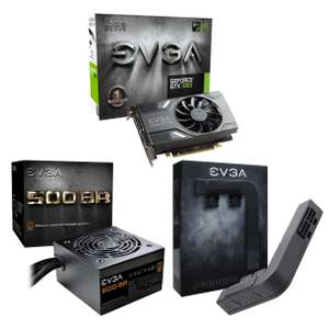Bundle EVGA : Carte graphique GeForce GTX 1060 Gaming (3 Go) + Alim 500W 80+ Bronze + PowerLink