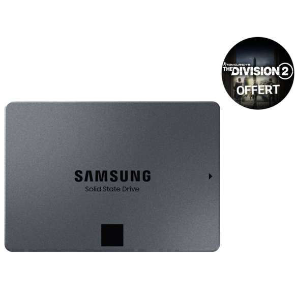 SSD Interne 2.5" Samsung 860 QVO 1To + Jeu The Division 2 Offert