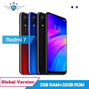 Smartphone 6.26" Xiaomi Redmi 7 (version Global) - HD+, SnapDragon 632, 3 Go de RAM, 32 Go, 4G (B20)