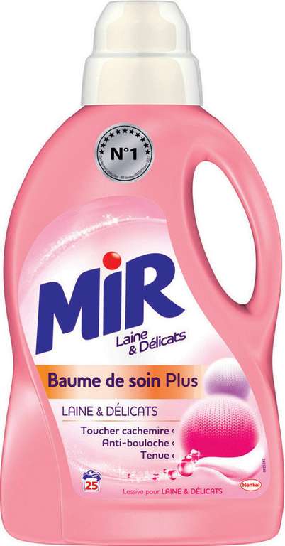 Sélection de lessives en promotion - Ex : Mir Soin et Fraicheur (via 1.98€ sur la carte + BDR)