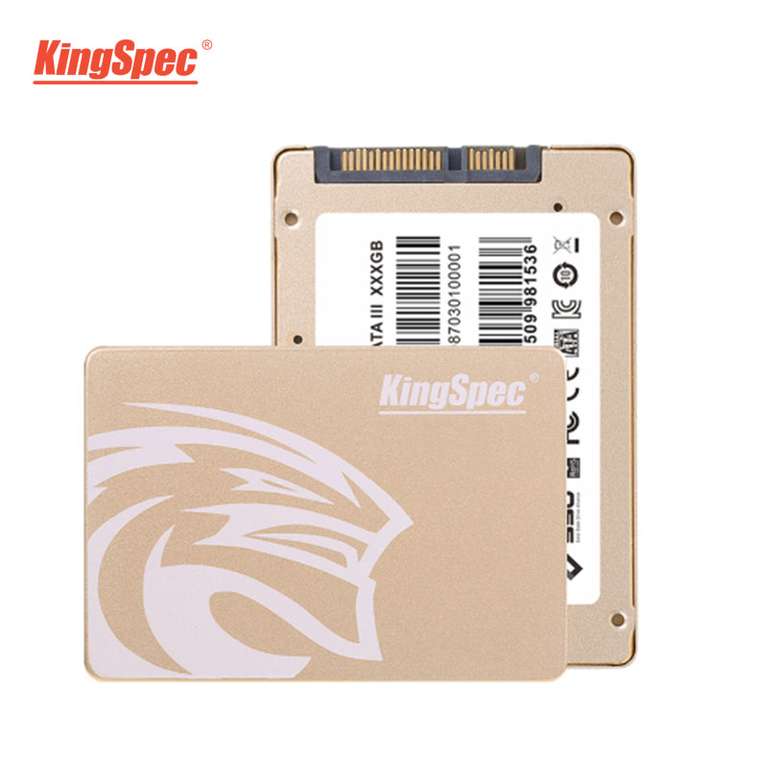 SSD interne 2.5"  Kingspec (SATA III) - 480 Go (40.67€ avec le code samsung328)