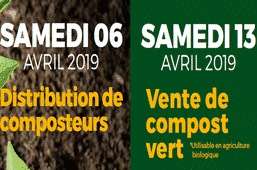 Distribution Gratuite de composteurs et vente de compost vert - Périgny (17)