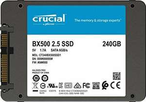 SSD Interne 2.5" Crucial BX500 - 240 Go (3D NAND)