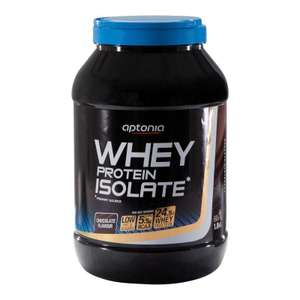 Pot de protéines Domyos Aptonia Whey 9 Isolate - 1.8 kg, saveur chocolat / vanille ou vanille