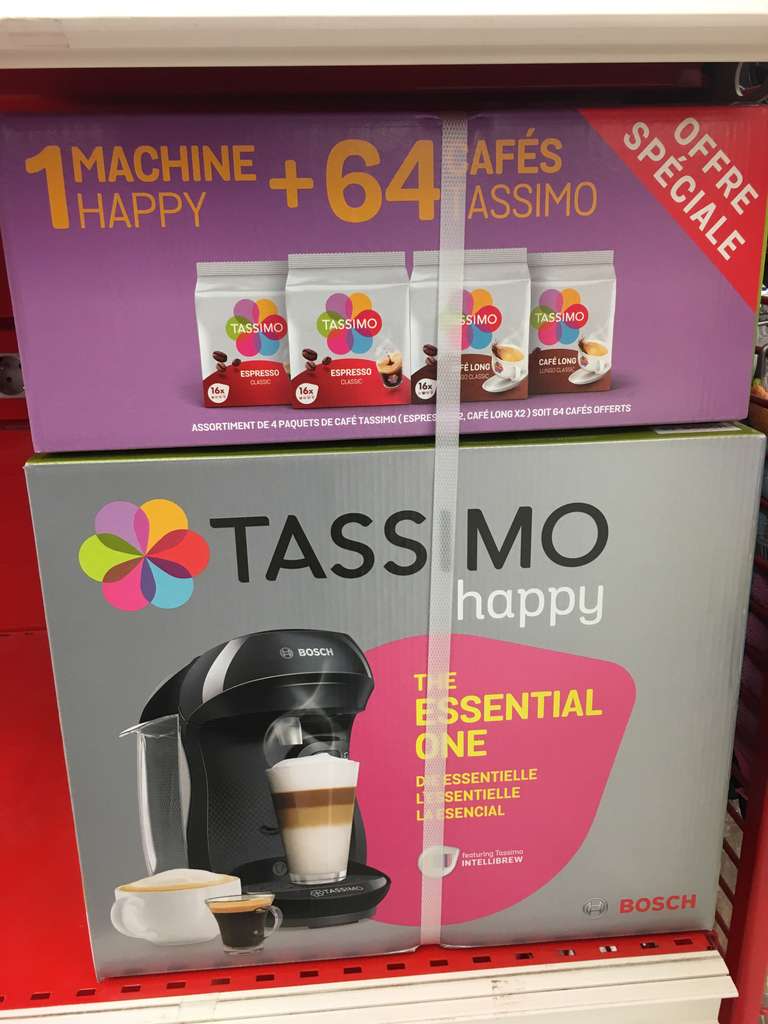 Pack machine à café Tassimo Happy + 64 dossettes - Voiron (38)