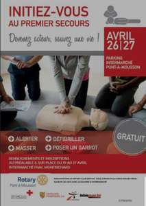 Initiation gratuite aux gestes qui sauvent avec les sapeurs-pompiers et la Croix-Rouge - Pont-à-Mousson (54)