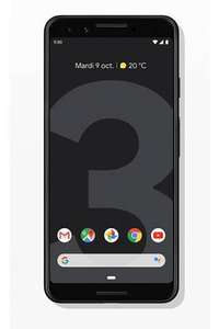 Smartphone 5.5" Google Pixel 3 - Full HD+, Snapdragon 845, RAM 4 Go, ROM 128 Go, Noir