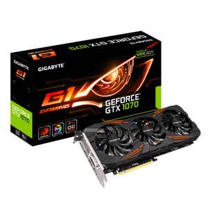 Carte graphique GeForce GTX 1070 G1 Gaming - 8 Go + Bundle Fortnite offert