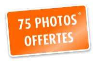 75 tirages photos gratuits (3,90€ de livraison)