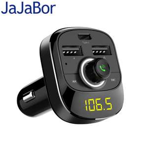 Adaptateur Bluetooth FM 3.1A Jajabor - 2 Ports USB + Port Type-C