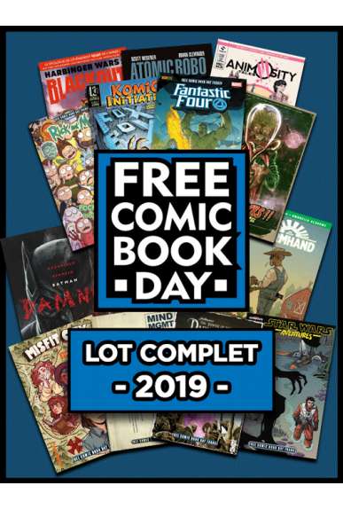 Lot de 13 comics (BD) du Free Comic Book Day offert dès 30€ d'achat avec livraison en point retrait
