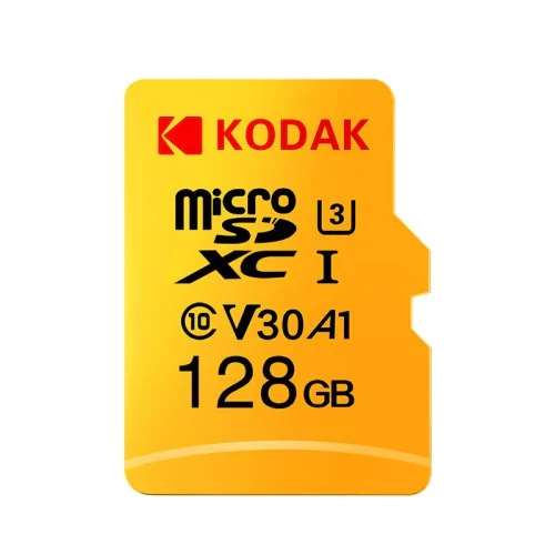 Carte microSDXC Kodak V30 A1 classe 10 - 128 Go