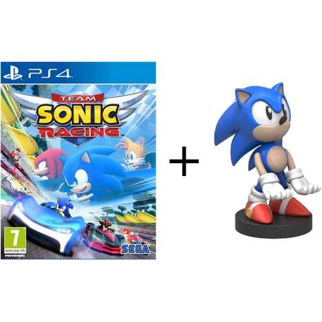 Jeu Sonic Team Racing sur Nintendo Switch, PS4 ou Xbox One + Figurine