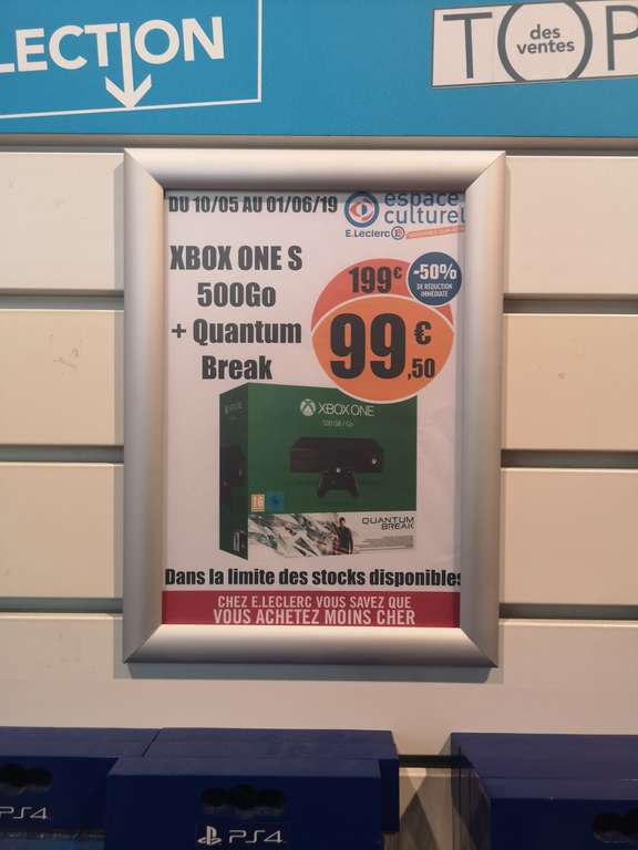 Console Microsoft Xbox One (500 Go) + Quantum Break - Varennes-sur-Seine (77)