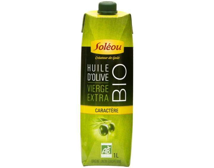Bouteille d'huile d'olive BIO Soleou (Via ODR de 2.50€ et 2.50€ de remise fidélité)