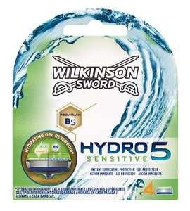 [Panier Plus] Wilkinson - Hydro 5 - Lames de rasoir pour Homme - Pack de 4