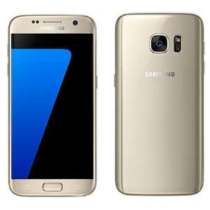 Smartphone 5.1" Samsung Galaxy S7 (QHD, Exynos 8890, 4 Go de RAM, 32 Go, or) - reconditionné état Shiny comme neuf (frais de port inclus)