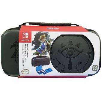 Pochette de transport officielle Zelda pour Nintendo Switch + 2 boîtes de rangement pour jeux + 2 boîtes de rangement pour cartes Micro SD
