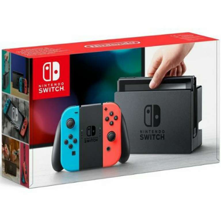 Console Nintendo Switch avec Joy-Con rouge et bleu + 27,30€ en SuperPoints (257.99€ avec le code RAKUTEN15)