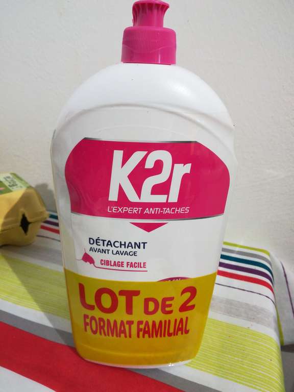 Lot de 2 détachants avant-lavage K2R (2x750 ml) - Cormontreuil (51)
