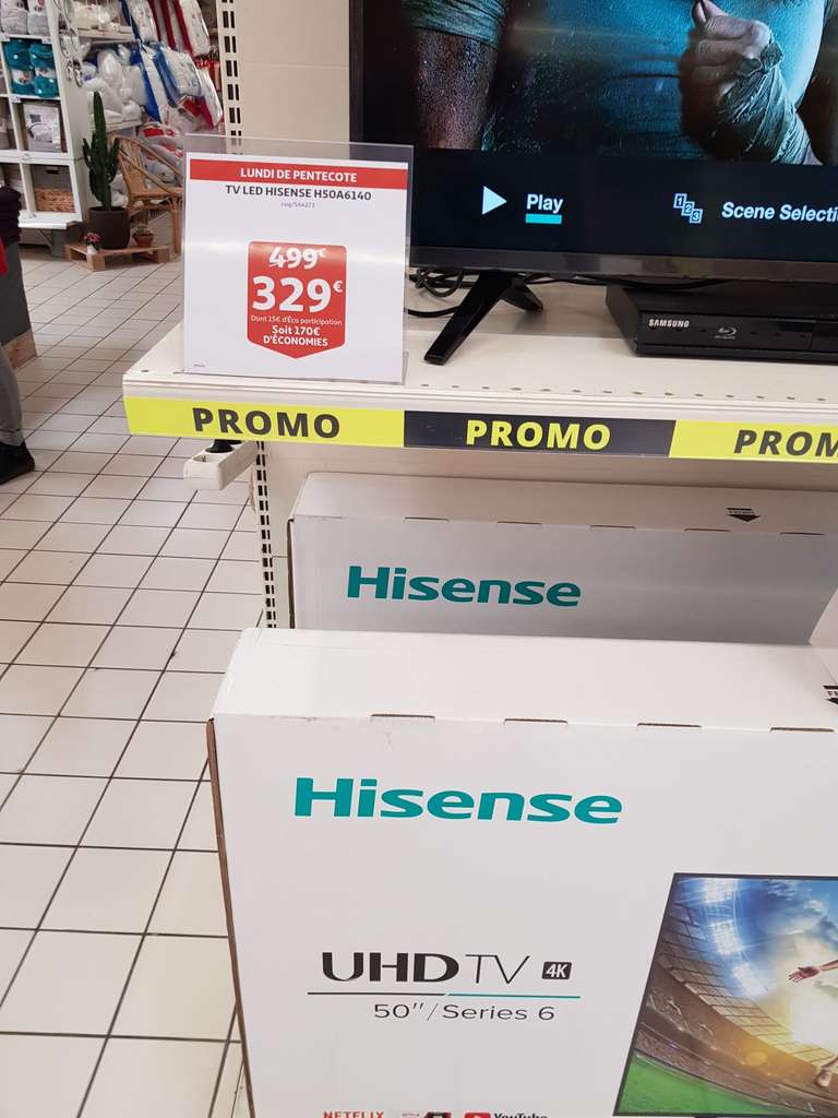 TV 50" Hisense H50A6140 (4K UHD, LED, Smart TV) - Faches-Thumesnil (59)