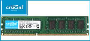 mémoire RAM Crucial 8Go - CAS11 1600Mhz, 240Pin, PC3-12800U - DDR3 DIMM