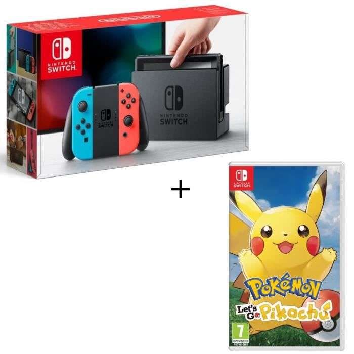 50€ de réduction sur une sélection de consoles - Ex : Nintendo Switch (Néon ou Gris) + Pokémon Let's Go (Pikachu ou Evoli)