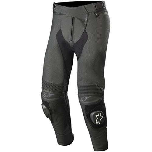 Pantalon de moto en cuir Alpinestars Missile v2 Airflow - Taille 46, Noir