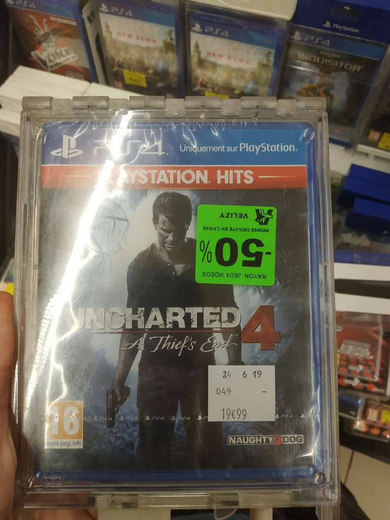 Uncharted 4 sur PS4 - Velizy (78)