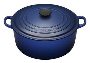 Cocotte Le Creuset Tradition - Ronde en fonte émaillée bleue (26 cm)