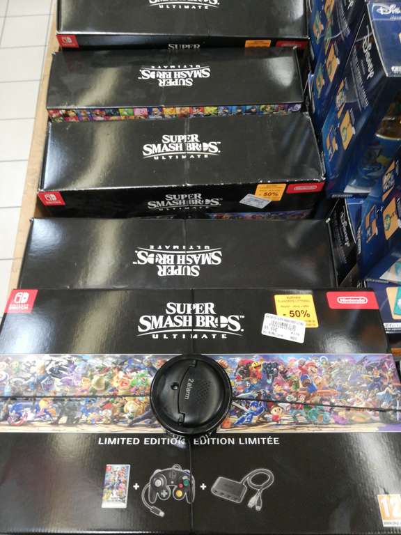 Pack Super Smash Bros. Ultimate sur Nintendo Switch (jeu, manette, adaptateur) (Grande-Synthe 59)