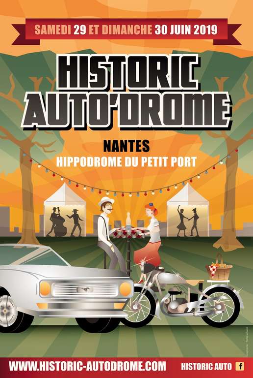 Entrée 1 jour à l'Historic Auto'Drome rassemblement de véhicules anciens - Nantes (44)