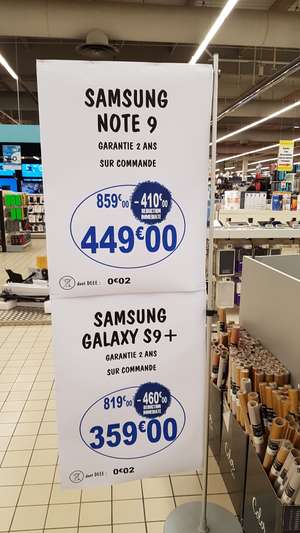 Sélection de smartphones Samsung en promotion - Ex : 6.4" Galaxy Note 9 (WQHD+, Exynos 9810, 6Go RAM, 128Go) - Saint-Orens-de-Gameville (31)