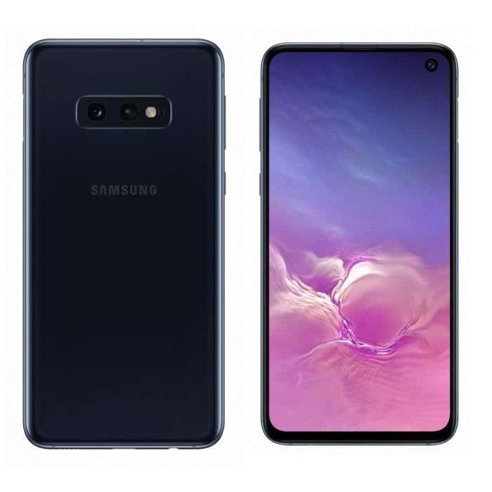Smartphone 5.8" Samsung Galaxy S10e - Full HD+, 6 Go de RAM, 128 Go, Dual Sim, Noir Prisme (+120.00€ offerts en SuperPoints)
