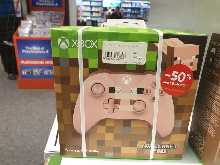 Manette Microsoft Xbox One Minecraft Pig - Ternes (75)