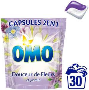 [Amazon Pantry] Pack de 30 capsules de lessive 2 en 1 Omo  - Douceur de Fleurs et Jasmin