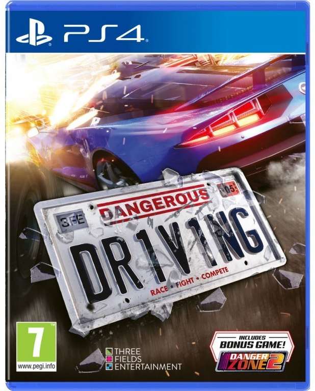 Dangerous Driving sur PS4 - avec Danger Zone 2