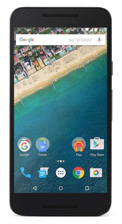 Smartphone 5.2" Google Nexus 5X (blanc) 16 Go