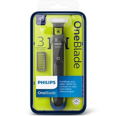 Rasoir Electrique Philips Oneblade + 3 Sabots Clipsables QP2520/20 - Plaisir (78)
