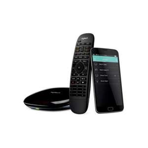 Télécommande tout-en-un Logitech Harmony Companion pour maison intelligente et dispositifs de divertissement, Hub et Application, Noir