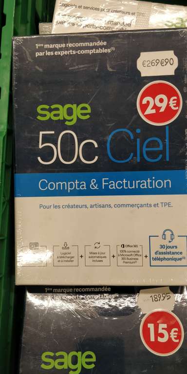 Suite logicielle de comptabilité gestion Sage 50c Ciel - Carrefour Liévin(62)