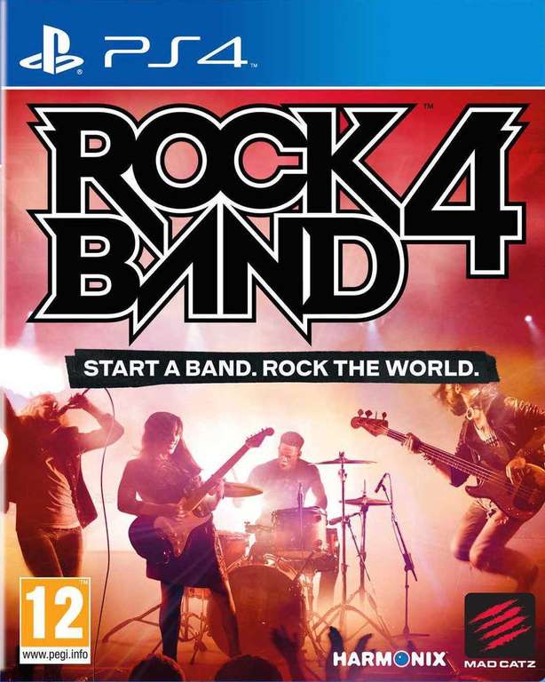 Jeu Rock Band 4 sur PS4 (Via l'Application)
