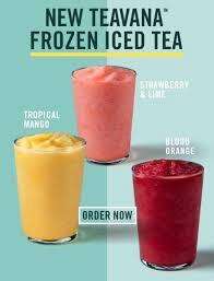 1 boisson Frozen Teavana achetée = 1 offerte parmi les restaurants Starbucks participants