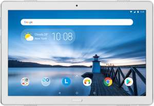 Tablette tactile 10.1" Lenovo Tab P10 - full HD, SnapDragon 450, 3 Go de RAM, 32 Go, 4G + Wi-Fi (+ 8.95€ en SuperPoints, vendeur Boulanger)