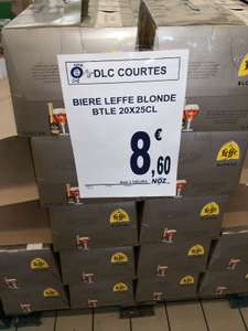 Un Pack de 20 Bières Blonde Leffe - Isbergues (62) / La Roche Sur Yon (85)