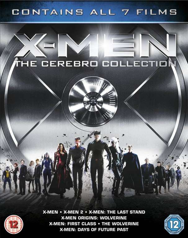 Coffret Blu-ray X-Men: The Cerebro Collection (7 Films)